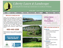 Tablet Screenshot of libertylawn.biz